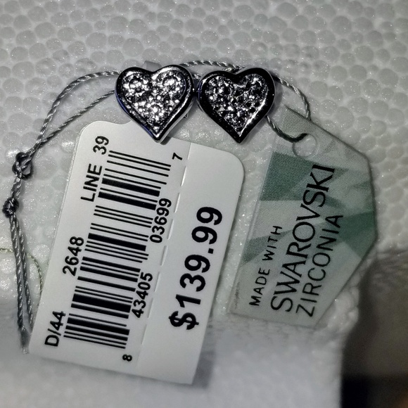 Swarovski sterling silver crystal earrings *NEW!* - Picture 3 of 4